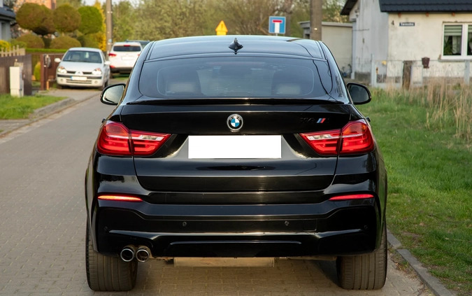 BMW X4 cena 129999 przebieg: 127860, rok produkcji 2016 z Pogorzela małe 154